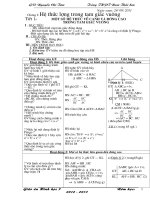 Giáo án hình học 9 mới 3 cột cực chuẩn 