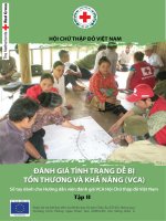 Thực hành công cụ đánh giá tính dễ bị tổn thương và khả năng thích ứng (phần 2)