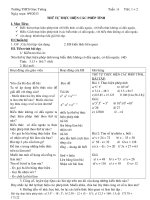 Giáo án học sinh yếu lớp 6 3 cột