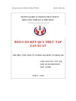 Báo cáo thực tập ngành may tìm hiểu quy trình sản xuất mã hàng quần âu nữ lưng thun