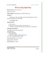 Thiết kế quy trình công nghệ sản xuất một mã hàng mới và thiết kế dây chuyên may với công suất tự chọn