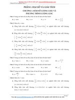 Bộ 900 câu trắc nghiệm lớp 11 đại số và giải tích có đáp án 