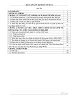 Đánh giá việc thực hiện chính sách kinh tế đối ngoại của Việt Nam