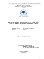 Một số giải pháp huy động vốn cho các dự án đầu tư tại công ty TNHH Một Thành Viên Tín Ngha đến năm 2015