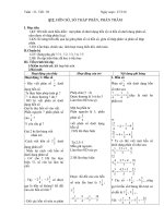 Giáo án số học 6 tuần 31 32 