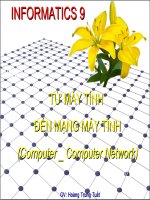 tiet 1  2 bai 1 từ máy tính đếnmạng máy tính