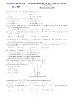 300 ĐỀ THI THỬ MÔN TOÁN – TRẮC NGHIỆM 2017 – CÓ LỜI GIẢI CHI TIẾT ĐÃ ĐƯỢC THẨM ĐỊNH – IN DÙNG NGAY – ĐỀ SỐ 39/300