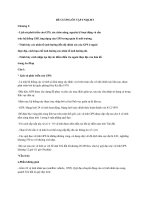 ĐỀ CƯƠNG ÔN TẬP MÔN CÔNG NGHỆ QUẢN LÝ MÔI TRƯỜNG