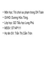 trò chơi toán học