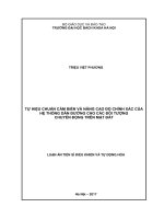 Tự hiệu chuẩn cảm biến và nâng cao độ chính xác của hệ thống dẫn đường cho các đối tượng chuyển động trên mặt đất 