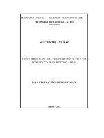 Hoàn thiện đánh giá thực hiện công việc tại Công ty cổ phần bê tông Alpha (LV thạc sĩ)