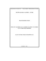 Công tác tạo động lực lao động tại công ty Cổ phần Vật tư Khoa học Biomedic (Lv thạc sĩ)