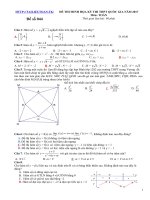 300 ĐỀ THI THỬ MÔN TOÁN – TRẮC NGHIỆM 2017 – CÓ LỜI GIẢI CHI TIẾT ĐÃ ĐƯỢC THẨM ĐỊNH – IN DÙNG NGAY – ĐỀ SỐ 44/300
