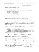 300 ĐỀ THI THỬ MÔN TOÁN – TRẮC NGHIỆM 2017 – CÓ LỜI GIẢI CHI TIẾT ĐÃ ĐƯỢC THẨM ĐỊNH – IN DÙNG NGAY – ĐỀ 11