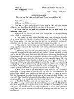 Học tập Nghị quyết hội nghị TW 4 khóa XII