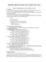 PHUONG PHAP GIAI BAI TAP(TUONG TAC GEN)   CHUẨN