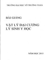BG VAT LY DAI CUONG LY SINH y HOC
