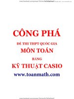 Cong pha de thi thu Quoc gia mon Toan bang may tinh Casio - Lam Huu Minh