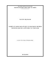 Nghiên cứu đồng hóa số liệu vệ tinh trong mô hình WRF để dự báo mưa lớn ở khu vực Trung Bộ