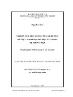 NGHIÊN CỨU MỘT SỐ YẾU TỐ ẢNH HƯỞNG ĐẾN QUÁ TRÌNH SỤP ĐỔ ĐIỆN ÁP TRONG HỆ THỐNG ĐIỆN
