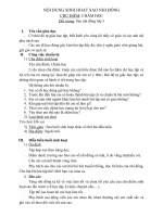 sinh hoat sao Chu diem CHAM HOC