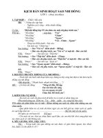 Kich ban SH sao   chuyen de  LOP 3 5