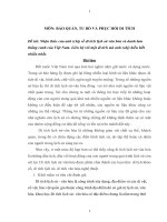 Nhận thức của anh (chị) về di tích lịch sử văn hóa và danh lam thắng cảnh của Việt Nam. Liên hệ với một di tích mà anh (chị) hiểu biết nhiều nhất