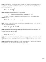 các dạng bài tập toán hình học 12