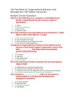 100 test bank for organizational behavior and management 10th edition ivancevich 