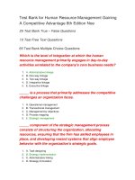 100 test bank for human resource management gaining a competitive advantage 8th edition noe 