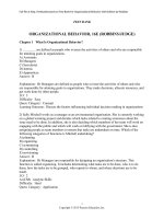 Test bank for organizational behavior 16th edition by robbins with answer, đề thi trắc nghiệm