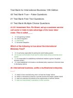 105 test bank for international business 10th edition 