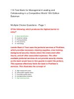 115 test bank for management leading and collaborating in a competitive world 10th edition bateman 