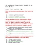 154 test bank for fundamentals of management 8th edition robbins 