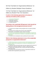 68  free test bank for organizational behavior 1st đề thi trắc nghiệm
