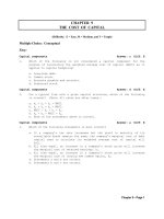 Test bank with answer chapter09 the cost of capital 