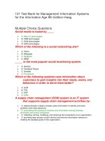 121 test bank for management information systems for the information age 9th edition haag 