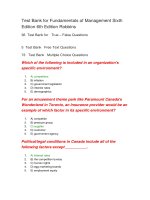 114 test bank for fundamentals of management sixth   edition 6th edition robbins 