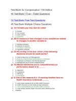 95 test bank for compensation 11th edition 