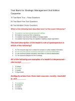 165 test bank for strategic management 2nd edition carpenter 