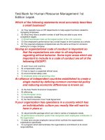 97 test bank for human resource management 1st edition lepak 