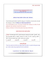 Giải nhanh trắc nghiệm hình không gian phần thể tích