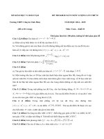 ĐỀ THI THỬ TRUNG HỌC PHỔ THÔNG QUỐC GIA NĂM 2014 2015 Môn TOÁN LẦN 2