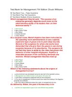 135 test bank for management 7th edition chuck williams 
