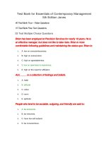 108 test bank for essentials of contemporary management 5th edition jones 