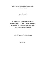 Tỷ lệ tiêu hóa, giá trị dinh dưỡng và phương trình ước tính tỷ lệ tiêu hóa chất hữu cơ, giá trị năng lượng trao đổi của thức ăn cho gia súc nhai lại (Luận án tiến sĩ nông nghiệp)