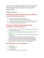 113 test bank for strategic management a competitive advantage approach concepts and cases 14th edition david 