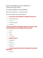 89 test bank for human relations in organizations 9th edition 