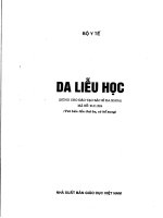 Da Liễu Học (Sách đào tạo BSĐK) – Bộ Y Tế