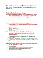 152 test bank for strategic management concepts and cases competitiveness and globalization 10th edition hitt 